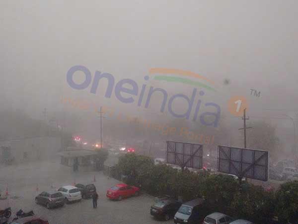 In pics: Dust storm in Delhi-NCR