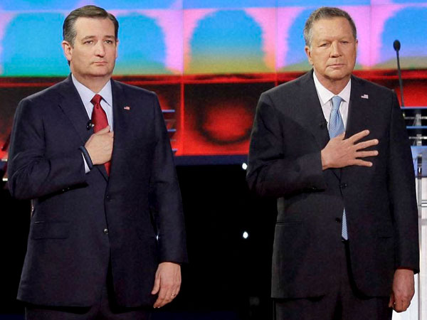 Ted Cruz and John Kasich Ted Cruz and John Kasich