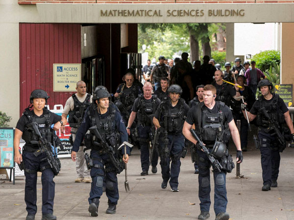 UCLA Campus after the shooting