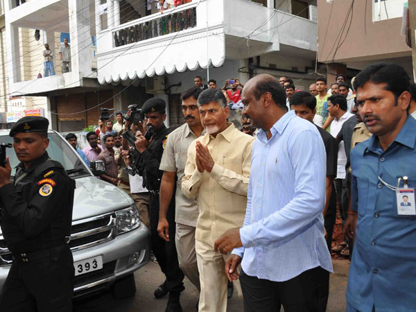 AP CM Chandrababu Naidu meets families of missing AN-32 personnel