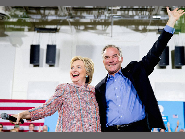 Hillary Clinton & Tim Kaine
