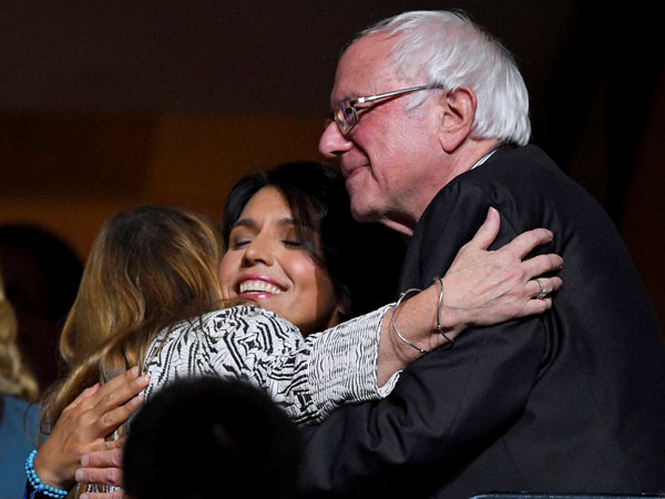 The Sanders with Tulsi Gabbard