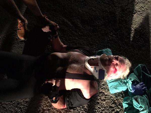 Richard Branson receives medical help after accident Richard Branson receives medical help after accident