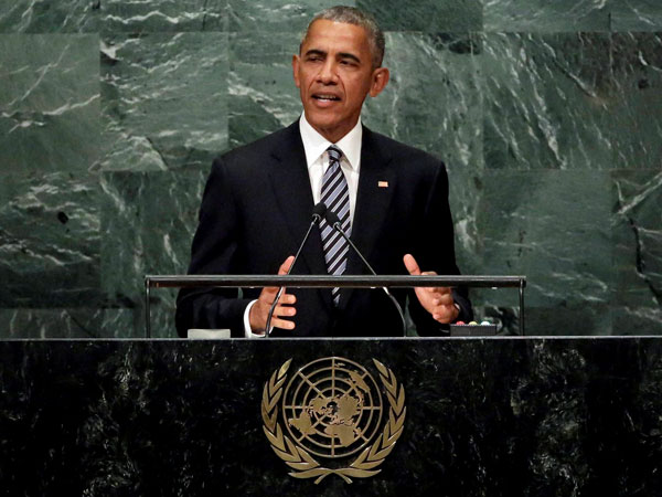 US President Barack Obama addresses UNGA