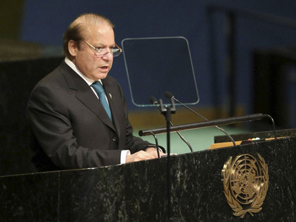 Nawaz Sharif raised the Kashmir issue in his speech at UNGA