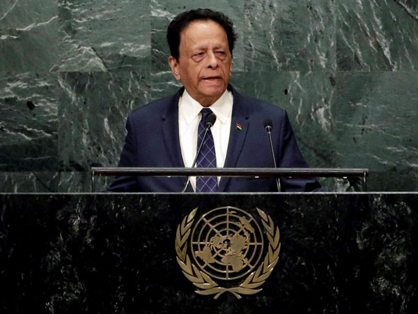 Mauritius PM speaks at the UNGA