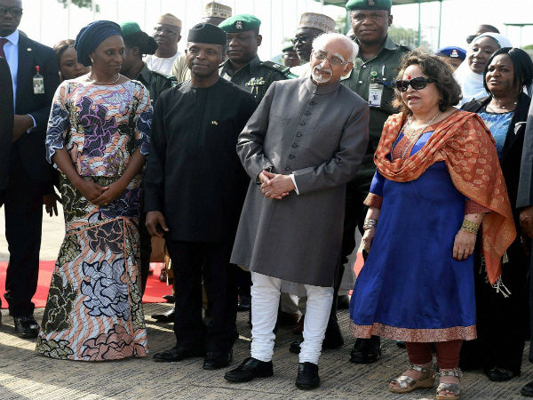 In Pics: Hamid Ansari’s Nigeria visit