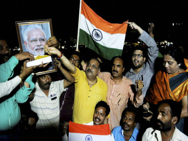 In Pics: India celebrates Surgical Strike by army across LoC