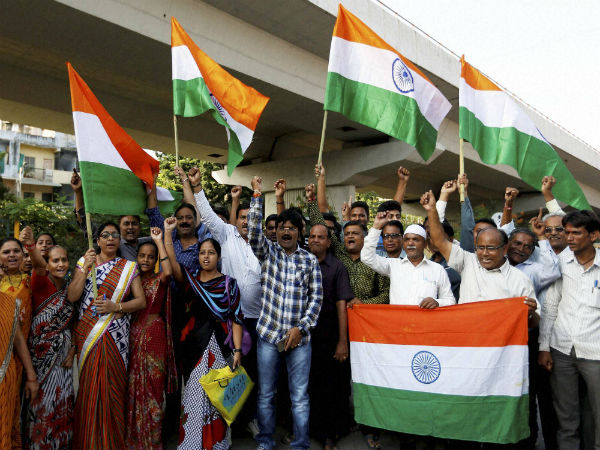 In Pics: India celebrates Surgical Strike by army across LoC