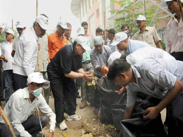 In Pics: Swachh Bharat drive on occasion of Gandhi Jayanti