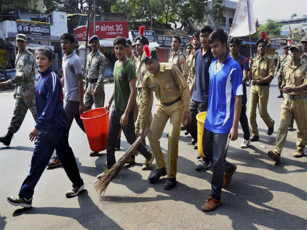 In Pics: Swachh Bharat drive on occasion of Gandhi Jayanti