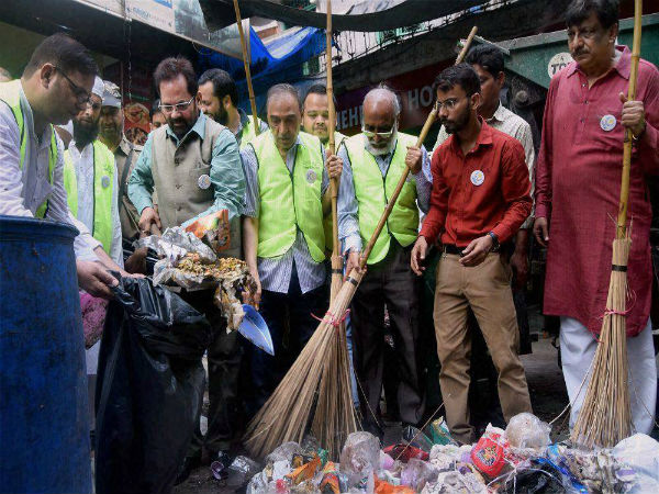 In Pics: Swachh Bharat drive on occasion of Gandhi Jayanti