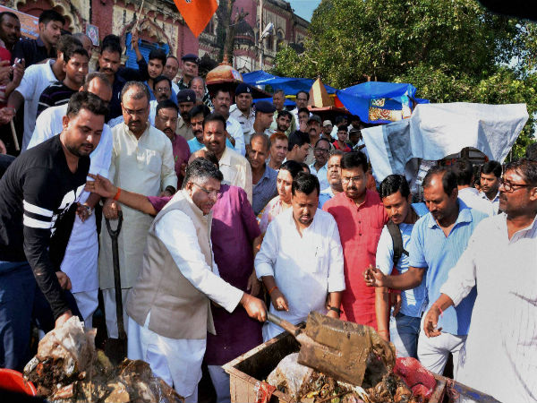 In Pics: Swachh Bharat drive on occasion of Gandhi Jayanti