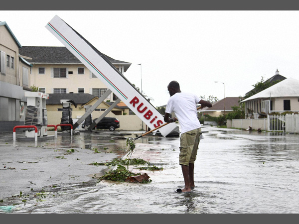 Cleaning up after Hurricane Matthew 