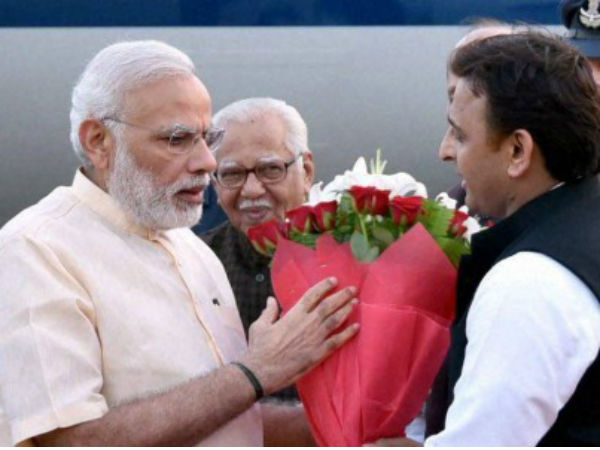 UP CM, governor welcome PM Modi in Lucknow
