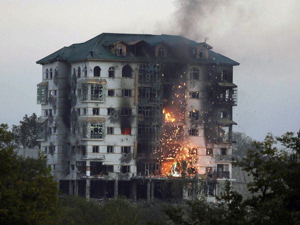 Combing operations on in Pampore