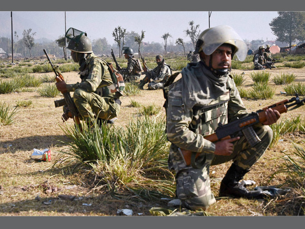 Security forces take position outside EDI building