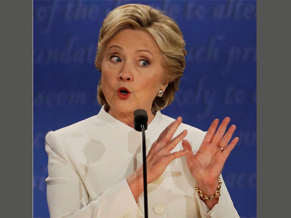 I regret that the gun lobby supports Donald Trump, said Hillary