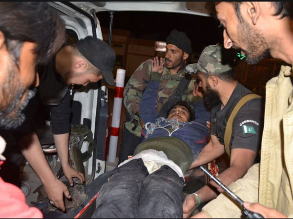 Terrorists take hostages, detonate suicide vests