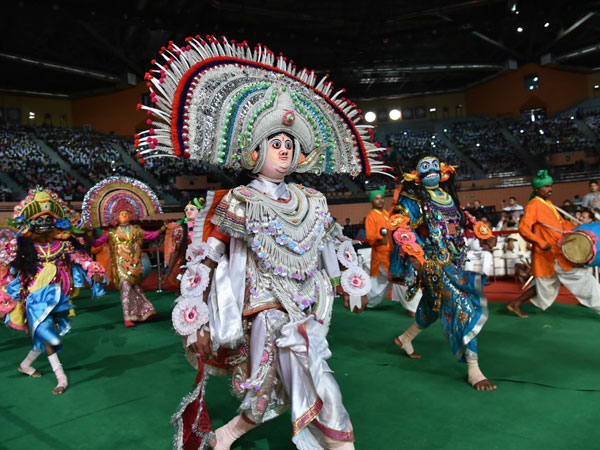 Artists perform at the National Tribal Carnival