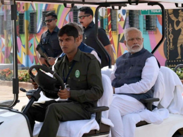 PM visits Nandan Van Jungle Safari, at Naya Raipur