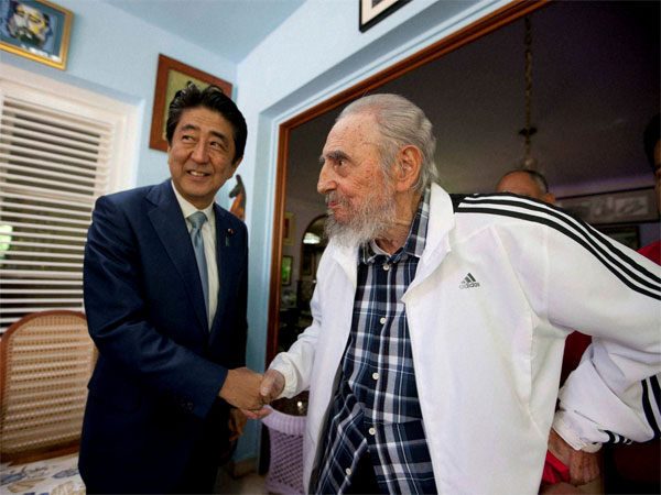 Fidel Castro with world leaders