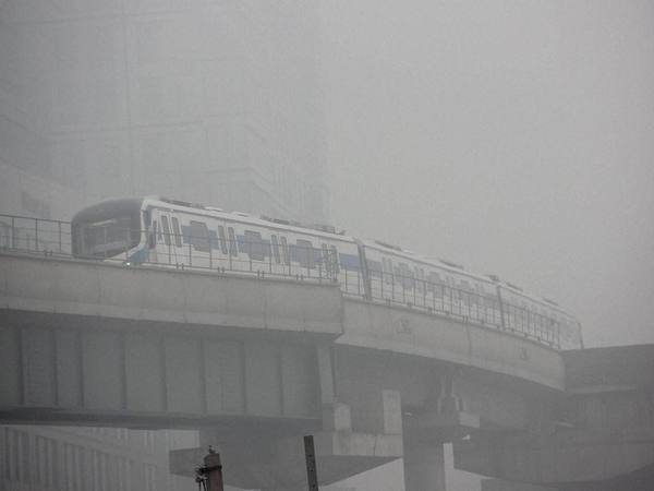 Rapid Metro train in Gurugram