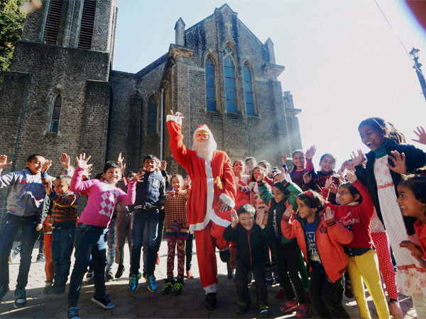 Santa Claus spotted in Shimla