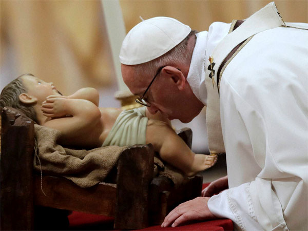 Pope Francis celebrates Christmas in Vatican