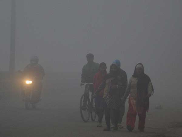 Thick fog blankets Gurugram Thick fog blankets Gurugram