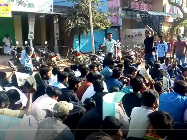 Protests in Kanchipuram
