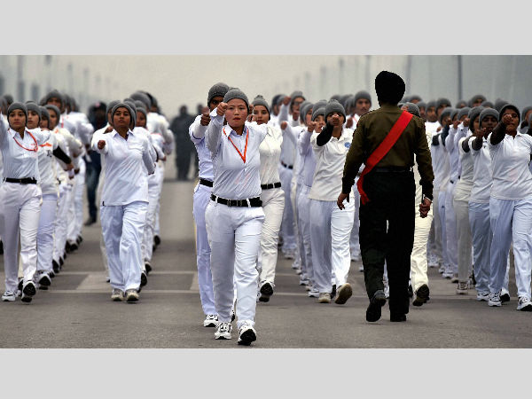 NCC cadets rehearse for Republic Day