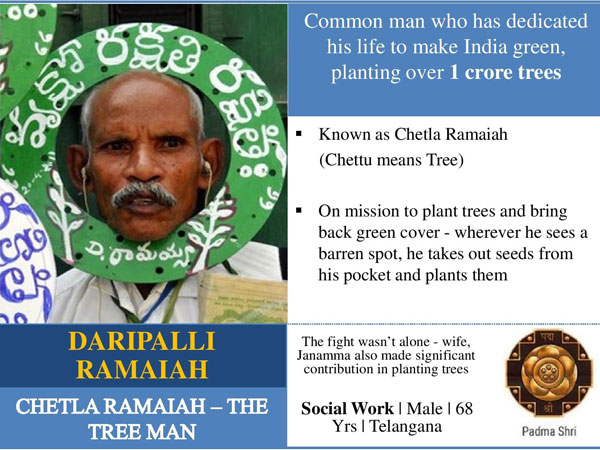 Daripalli Ramaiah: The tree man