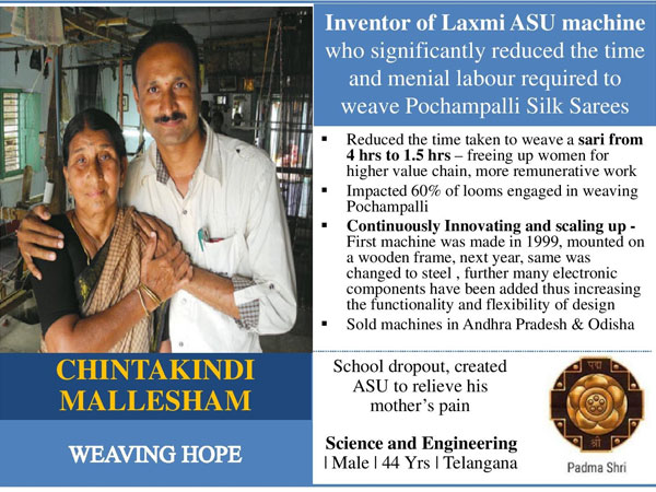Chintakindi Mallesham: Weaver of hopes