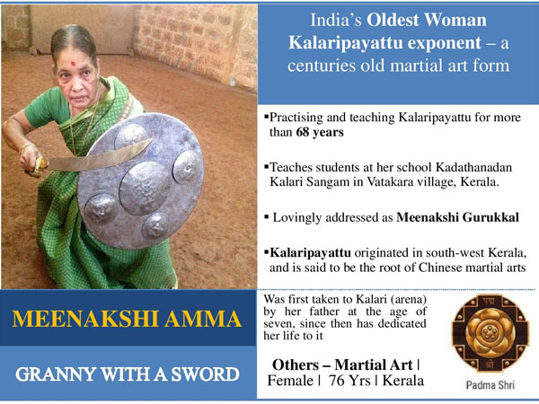 Meenakshi Amma: Granny with a sword!