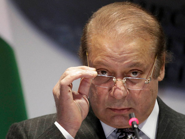 Pakistan's Prime Minister Nawaz Sharif addresses journalists at a press conference during official visit to the Bosnian capital of Sarajevo. Pakistan's Prime Minister Nawaz Sharif addresses journalists at a press conference during official visit to the Bosnian capital of Sarajevo.