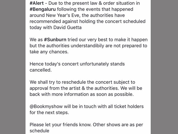 Why the David Guetta concert isn't happening in Bengaluru