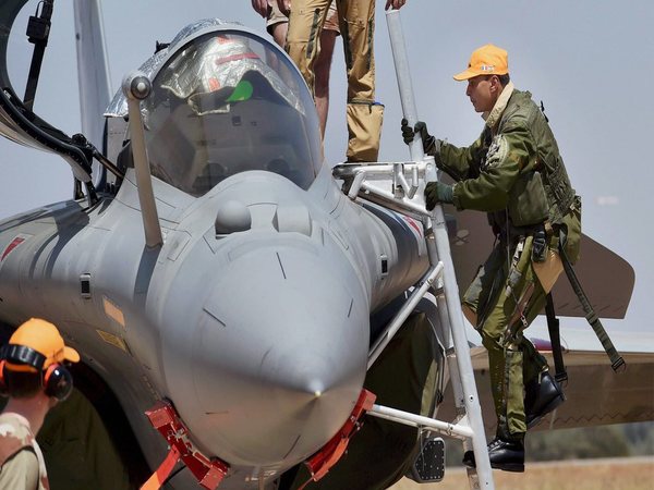 Anil Ambani boards Rafale for a sortie