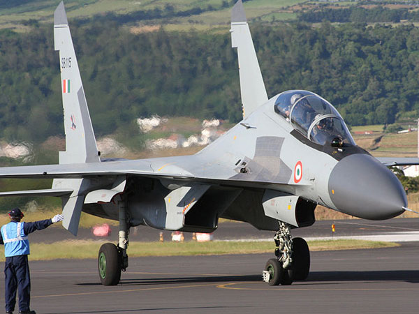 Indian air force marshals in Sukhoi Su-30 MKI 