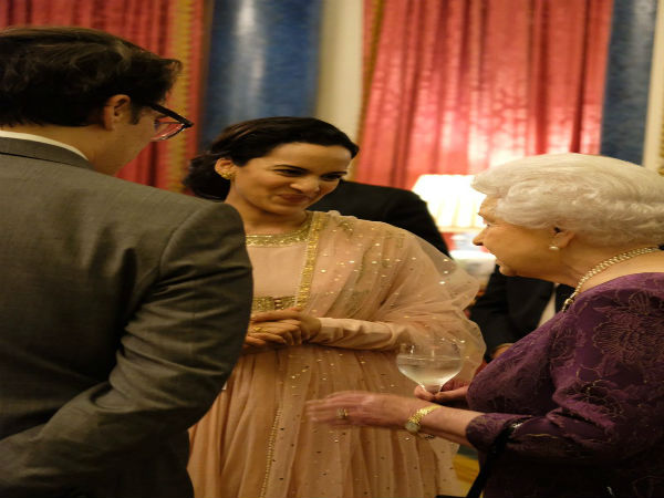 Anoushka Shankar and Joe Wright meet the Queen