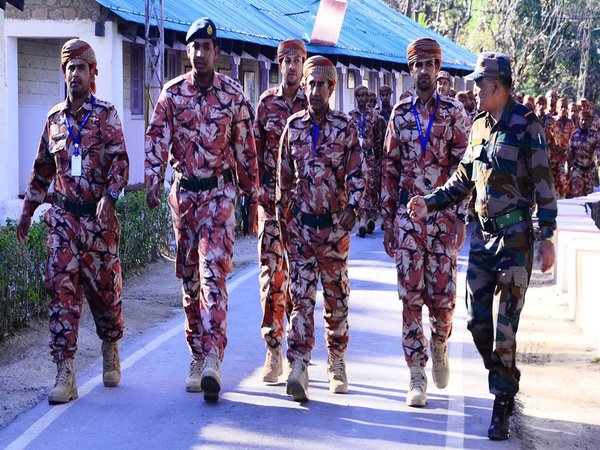 Soldiers interacting with each other