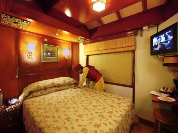 Interiors of palace on wheels