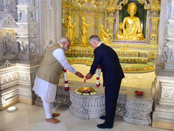 Akshardham's special VVIP visitors