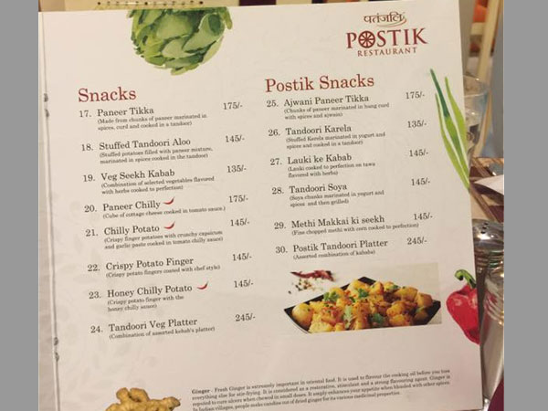 Lip-smacking and healthy menu!