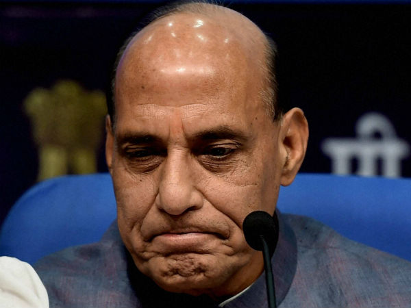 File photo of Union Home Minister Rajnath Singh File photo of Union Home Minister Rajnath Singh