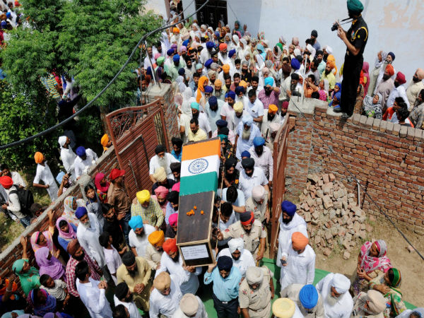 Carrying the mortal remains