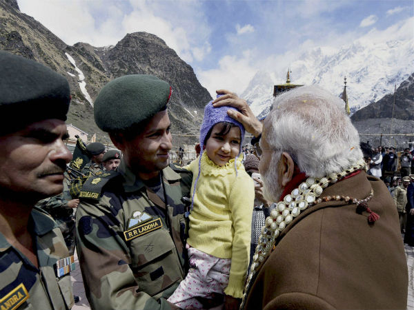 Blessing to a young supporter