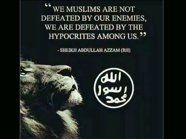 Defeated by hypocrites