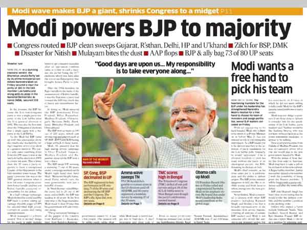 'Modi powers BJP to majority'