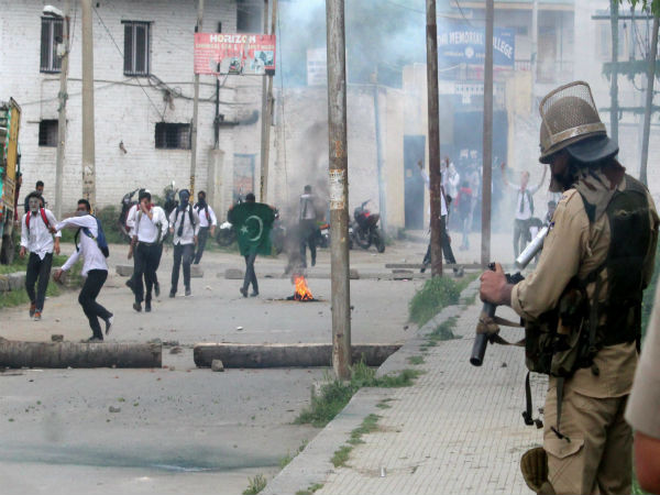 Stone pelters of Kashmir